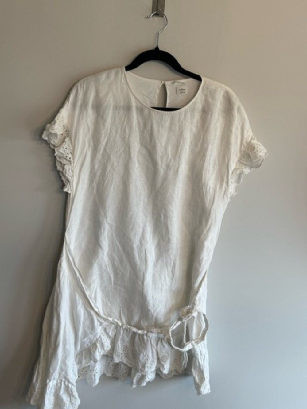 Wilfred Nanette medium linen white midi dress - Picture 3 of 8